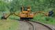 Machine being used to trim back landscaping along the right-of-way. Image credit: Progressive Railroading.