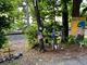 Death memorial near railroad tracks in Massachusetts. Image credit: Volpe Center.