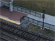 Landscaping with rock treatments to restrict track access in Orlando, FL. Image credit: Volpe Center.