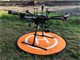 UAS used for trespass detection. Image credit: Volpe Center.